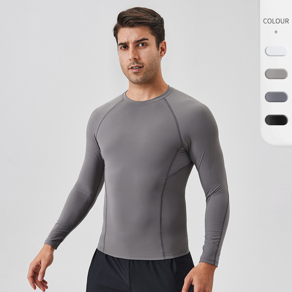 男运动健身服锦纶户外训练紧身压缩速干t恤上衣透气跑步健身长袖,运动服/休闲服装,健身套装,淘宝优惠券,粉丝福利购,淘宝优惠卷