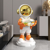 宇航员太空人落地摆件客厅电视柜地台沙发旁鱼缸装 饰开业乔迁礼品