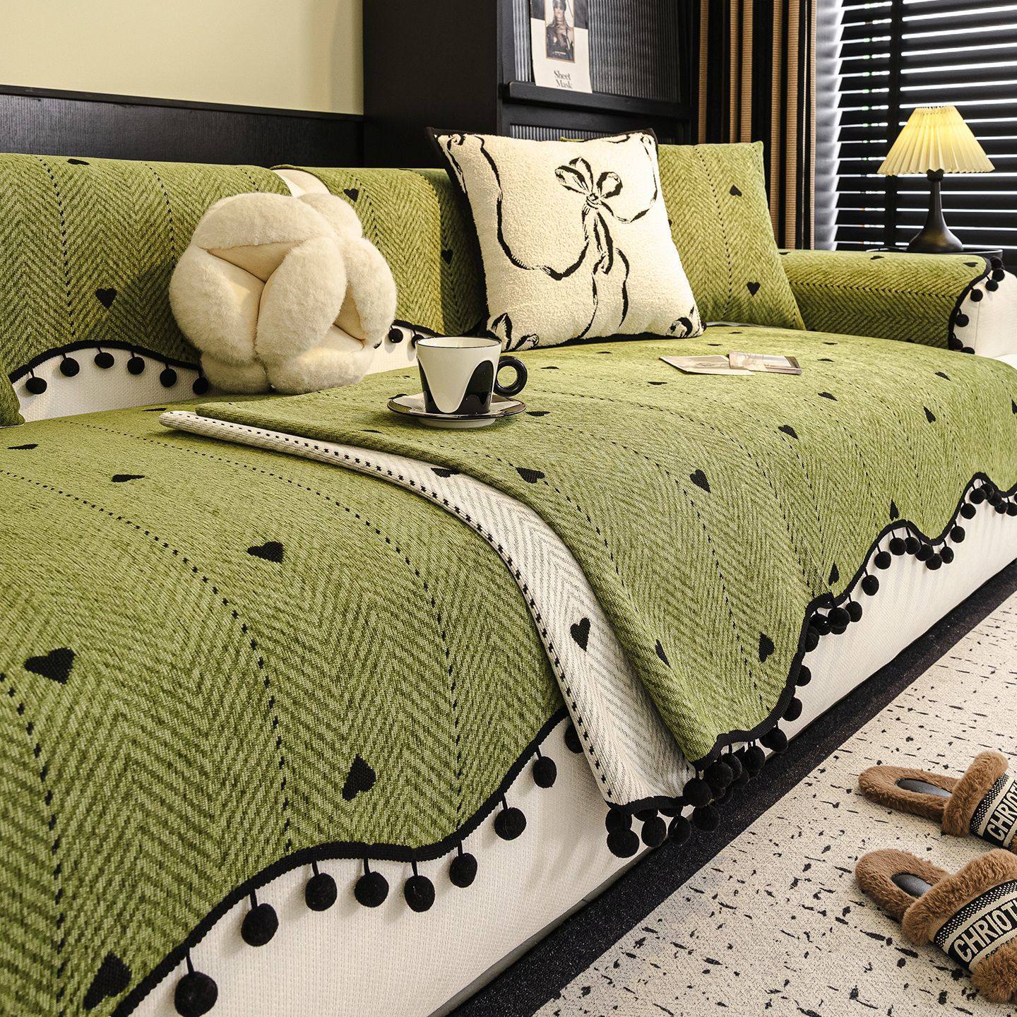 2026简约风雪尼尔异形沙发垫防猫爪全盖防滑沙发套罩四季,居家布艺,沙发垫,淘宝优惠券,粉丝福利购,淘宝优惠卷