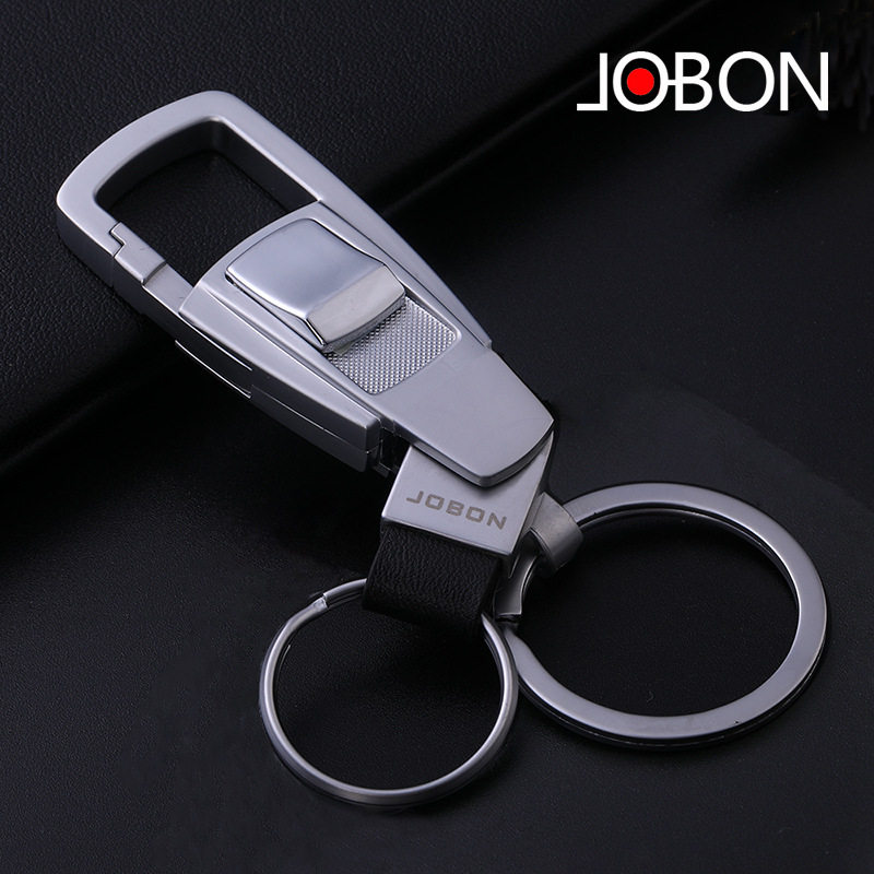 Jobon中邦包包厂家锁匙扣男女汽车钥匙扣挂件情侣创意礼品
