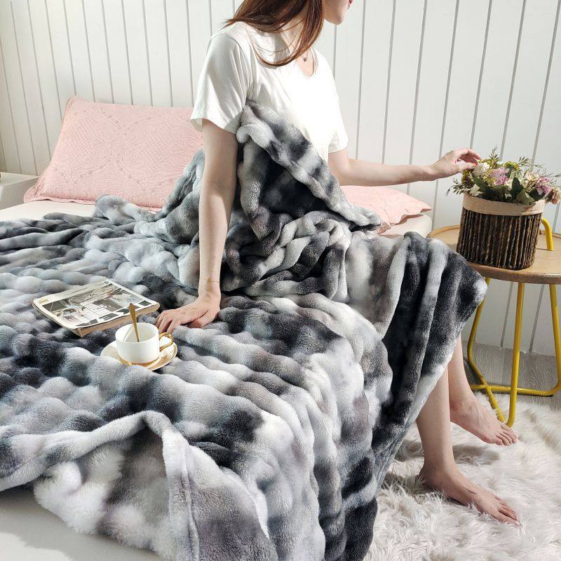 泡泡仿兔绒毛毯团购礼品毯春秋午睡盖毯单人沙发毯空调毯子珊瑚绒,床上用品,休闲毯/毛毯/绒毯,淘宝优惠券,粉丝福利购,淘宝优惠卷