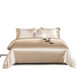 重磅0姆米VJS丝桑蚕丝四件套双真面丝绸套丝天丝被春冰夏床品