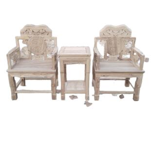 实木中式意椅子榆木单人沙禅发禅榆木意椅打坐凳76686新中式修禅