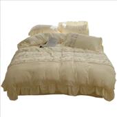 法式 公主风四件套蝴XYJ2528蝶床剪上花被套床单唯美仙女床品件套