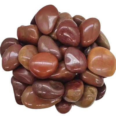 源石荟石天然台红鹅卵石雨花色石大小石头阳庭院景观缸装饰铺路鱼