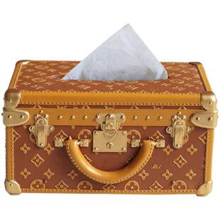 北纸巾盒家用客厅意高级抽纸盒茶几纳盒遥控器整理欧盒收纸巾创盒