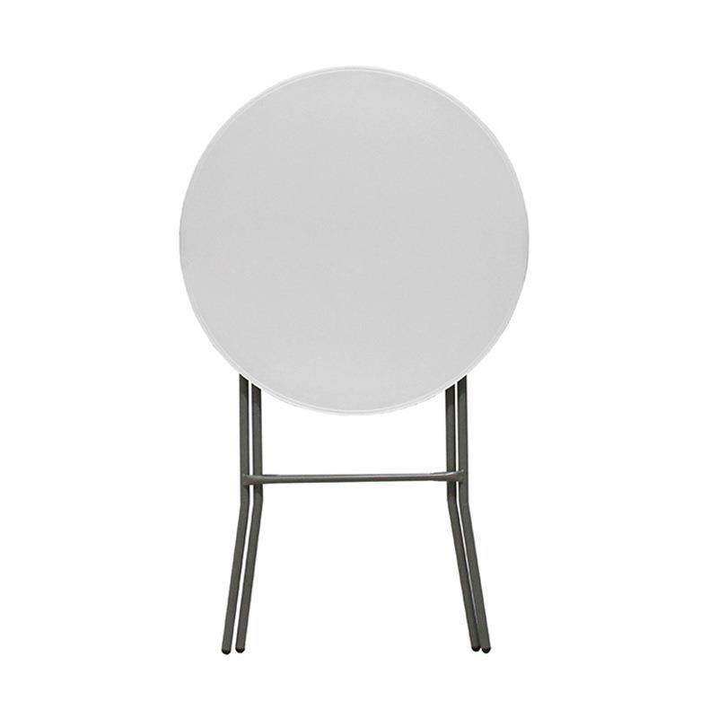 Y80-1中空塑料户外便携吧台圆桌吹塑折叠高脚圆形吧台圆桌