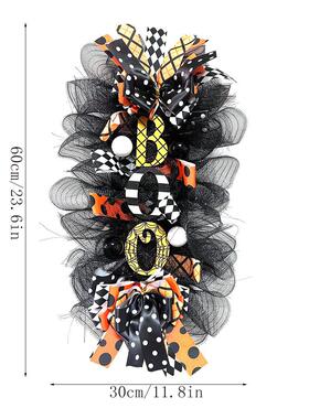 节160134花环门挂花圈圣鬼节万惊悚南瓜环门花牌庭院装饰挂件