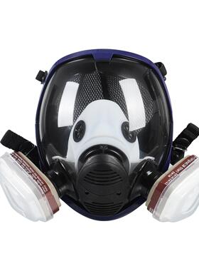 ZAZ喷防毒面具全面罩硅胶电焊防尘漆工业装修防消粉尘劳化保防护