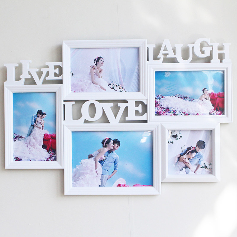 欧式影楼相框挂墙7寸寸创意连体艺术婚纱儿童宝宝照片墙家饰