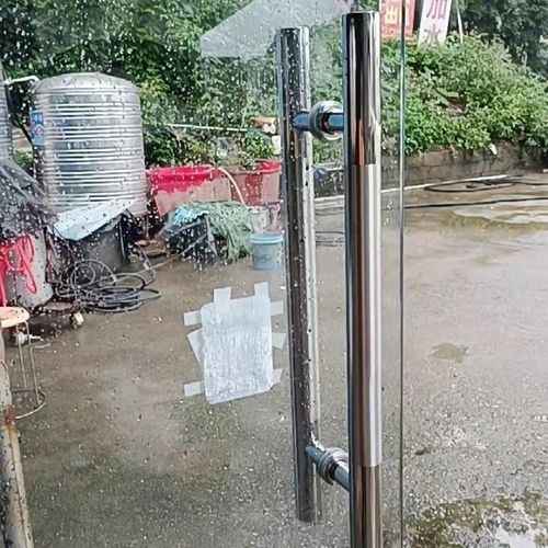 玻璃门拉手门把手加厚大门拉手钢化玻璃门大拉手调节孔距