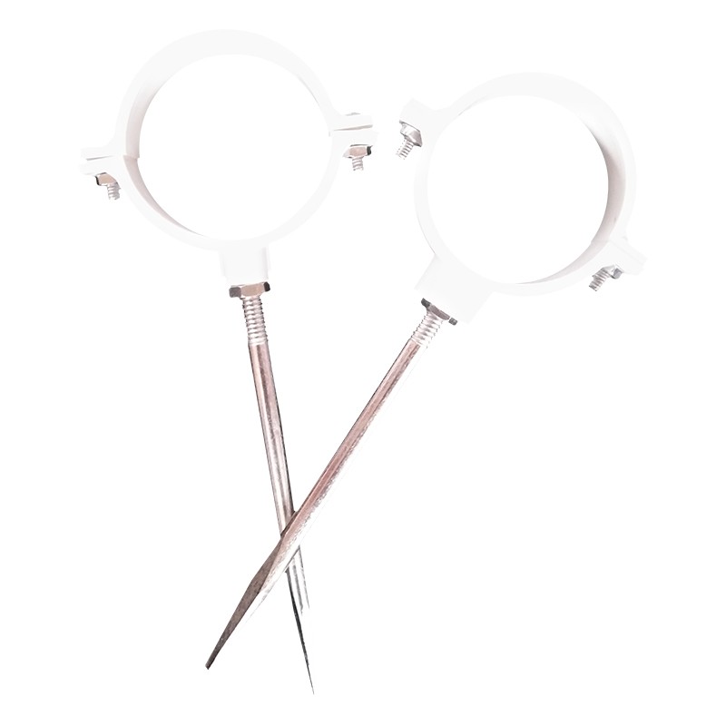 PVC抱箍排水管管卡下水管管箍塑料抱卡含钉用单用国标加厚墙卡