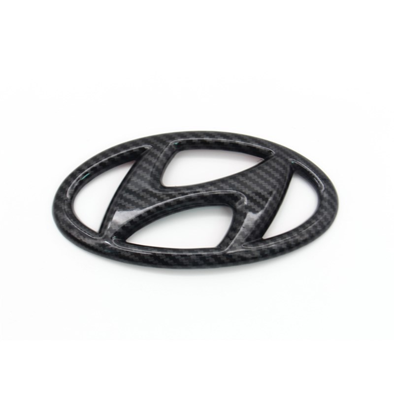 适用于现代菲斯塔中网标改装前车标方向盘标装饰后车标贴盖方向盘