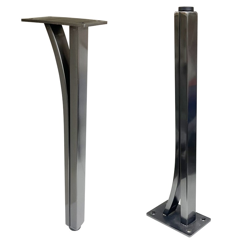 不锈钢黑钛家具腿浴室柜脚茶几腿桌腿茶台脚柜脚电视桌支架妆台脚