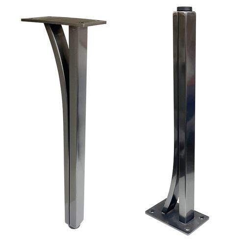 不锈钢黑钛家具腿浴室柜脚茶几腿桌腿茶台脚柜脚电视桌支架妆台脚