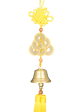 202年癸卯兔年化五黄二黑六顺帝铜铃铛八顺帝铜葫芦挂饰家居饰品