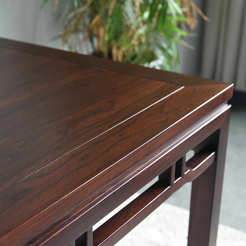 老榆木仿古八仙桌全实木正方形餐桌椅小户型家用茶桌复古方桌方凳