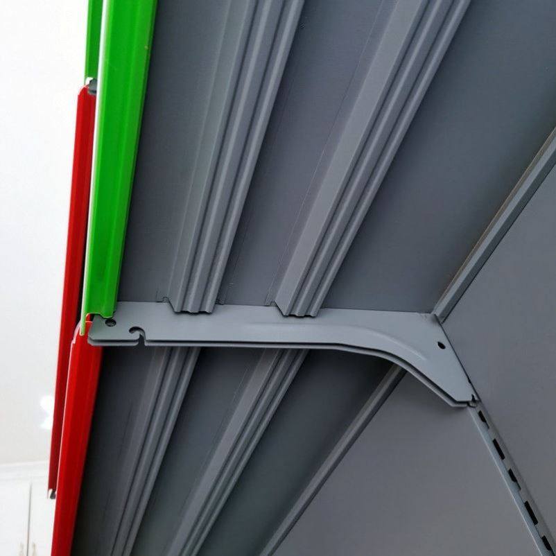 超市货架层板便利店展示架隔板支撑臂单面面小卖部层板托臂