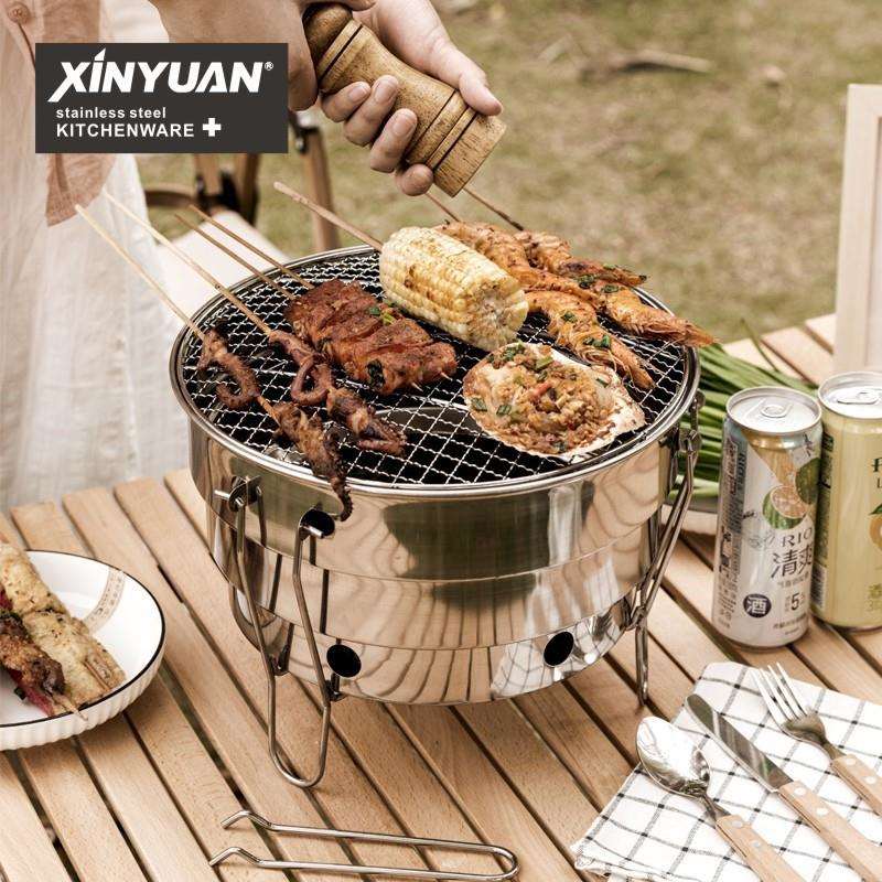 烧烤炉家用木炭韩式烤肉炉碳烤炉烧烤架烤串炉子烤肉机木炭户外锅