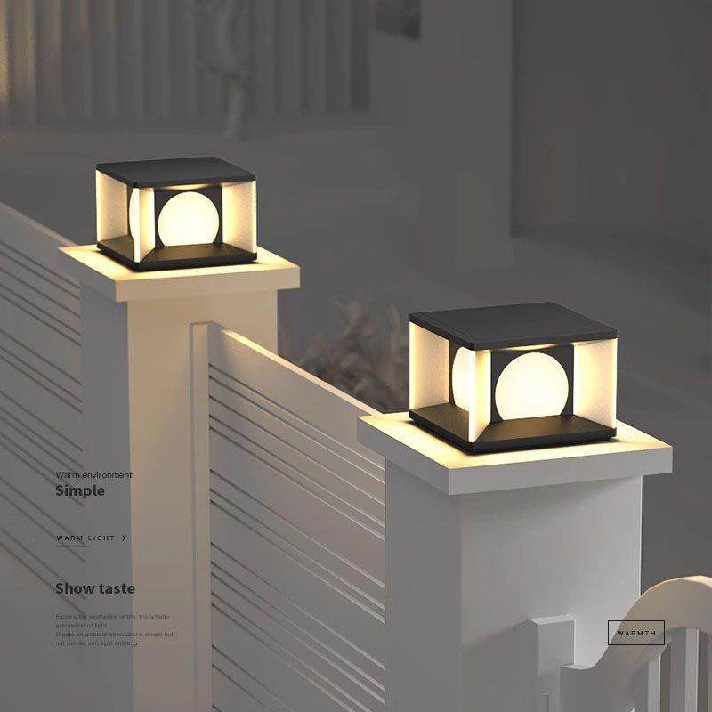 太阳能门柱灯柱子灯户外庭院灯别墅大门院墙柱灯室外围墙灯柱头灯,鲜花速递/花卉仿真/绿植园艺,割草机/草坪机,淘宝优惠券,粉丝福利购,淘宝优惠卷