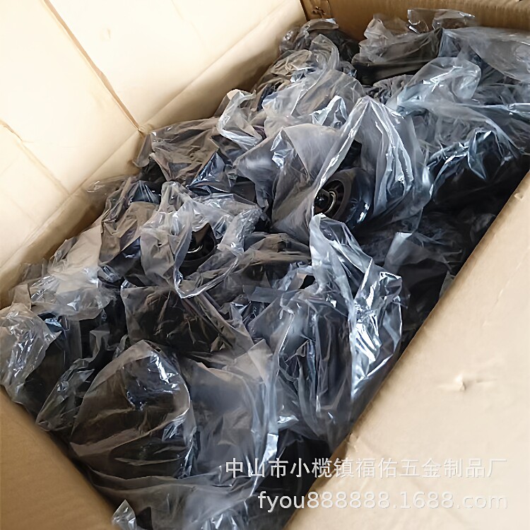 透明轮PU聚氨酯静音丝杆办公椅脚轮餐车高弹力耐磨万向脚轮家具轮