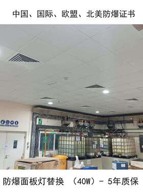 LED防爆面板灯替换嵌入式防爆灯36W40W60W80W100W200W