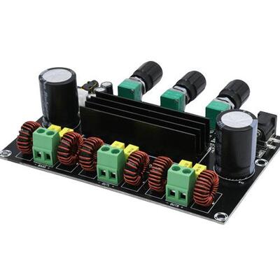 XH-M573大功率2.1声道TPA3116D2数字功放板80W+80W+100W