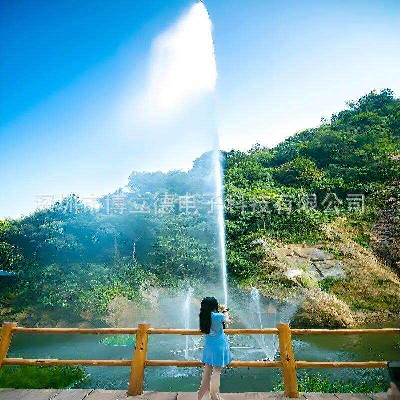 户外广场景点网红打卡呐喊喷泉水景工程灯光文旅水景水秀喷泉制作
