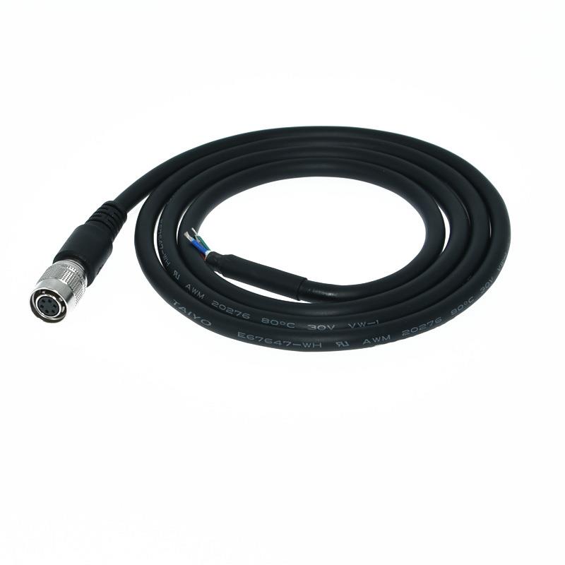 Hirose6pHR10A-7P-6SI/O广濑电源线触发线Basler工业相机连接线
