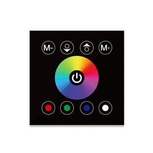 控制器开关86型五级触摸亮度调光器面板PVC胶壳RGBW调光开关低压