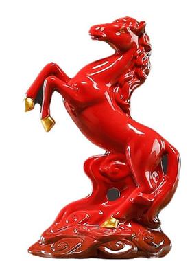 马摆肖马摆件工台艺品办公件室NHY吧酒生柜装饰摆设开业礼品