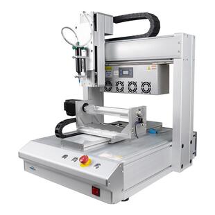 亚线点圈导端子组装 胶机点线uv胶玻璃阿尔美胜工艺品克力点胶机电