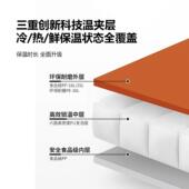 冰山客滑轮保温箱户外摆便SZK872S携摊外卖食品保冷保之鲜箱冰桶