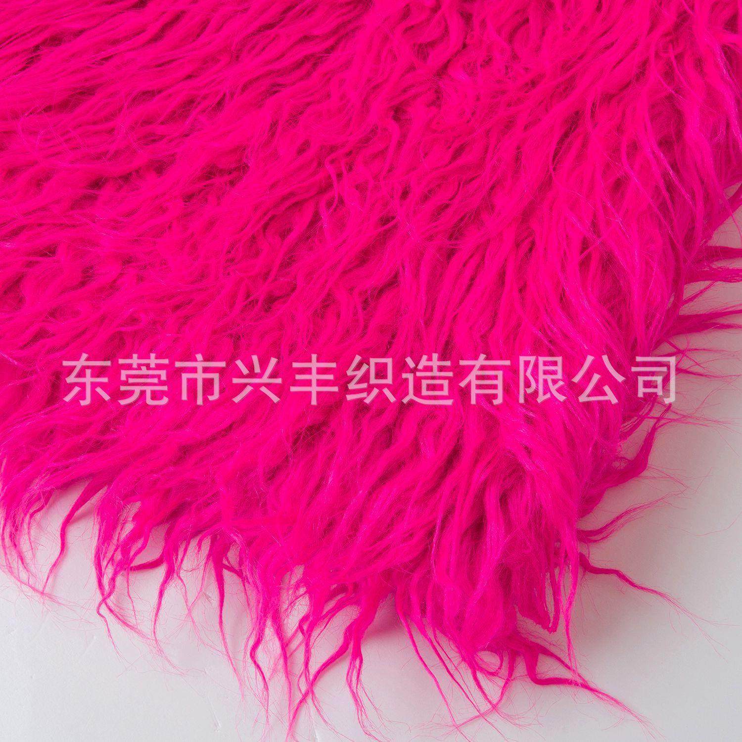 绒布10-12cm落水毛长毛绒面料适用棉花娃娃服饰布料工艺品滩羊毛