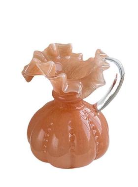 复古中芬顿琉玻璃花瓶高级感创意室内摆餐桌面客厅插古花装AL6880