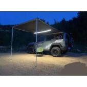 汽车车边帐蓬侧帐篷 5人围布遮阳其露营卡黑胶户外车尾车边天幕车