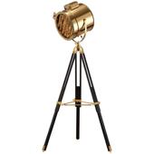 工业风落地580工灯不钢实木探照银色金色客厅个性 创意锈灯护眼复