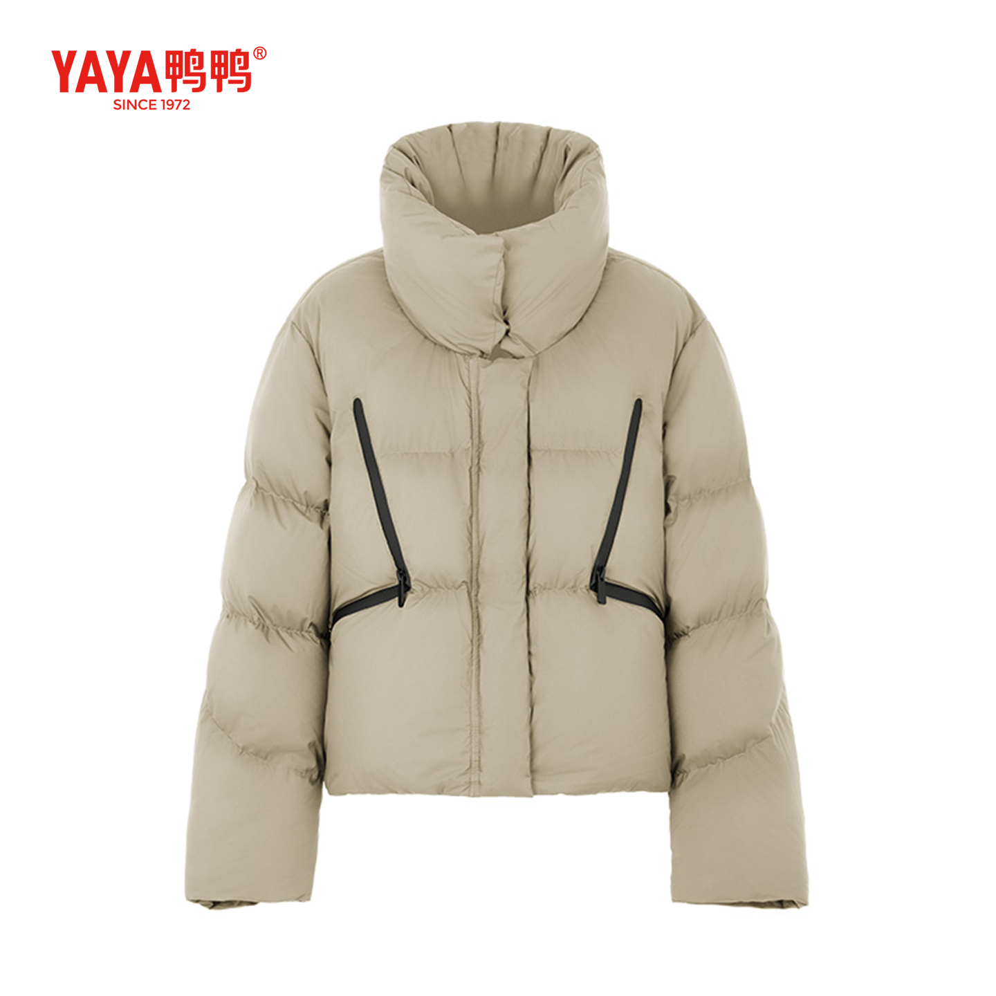 YAYA鸭鸭2025冬季新款时尚百搭保暖长袖休闲短款女士羽绒服外套,女装/女士精品,羽绒服,淘宝优惠券,粉丝福利购,淘宝优惠卷