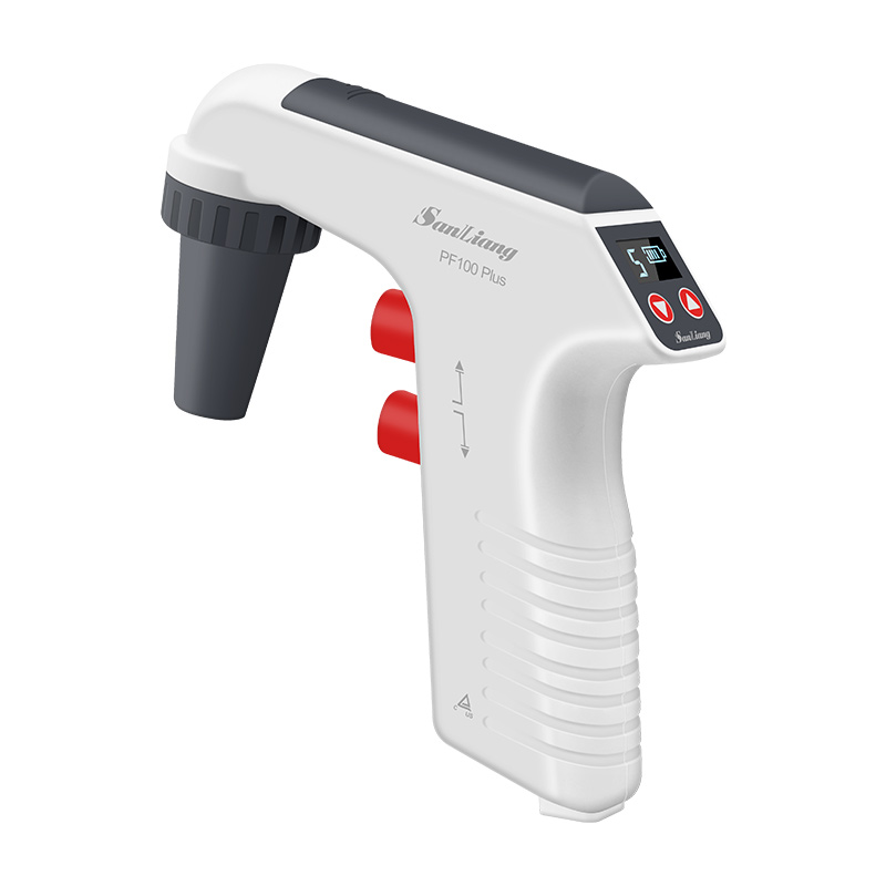 三量电动移液器大容量电子自动可调移液枪实验室吸液器加样枪