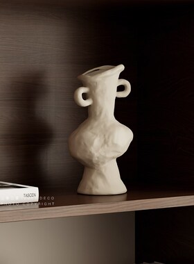 侘寂风中古实木家具软装饰品摆件复古电视柜酒柜高级感高档艺术品