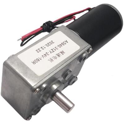 8A540减-31240ZY蜗杆减速电机大扭矩机器人带自锁速W4058G31微型