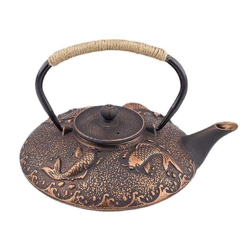 手工复古日式茶壶茶具1-A居铁件样板家房软装饰摆烧水泡茶家用铸