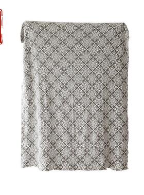 全棉夏季轻针发织M22005盖毯办公午休毯旅游便携毯居家薄搭巾沙巾