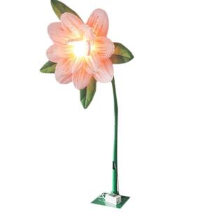 充气花朵感应动开自合RPE装饰花朵气模商场户外区公动园景美陈互