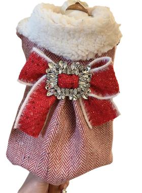 艾丽可爱韩小版蕾丝花迪边设计的RYQ米狗宠物服饰比熊泰斗牛衣服