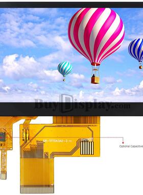 4块.T3寸FT彩色液晶模/480x272点阵/可选配爆ER-TFT04触摸屏/低价