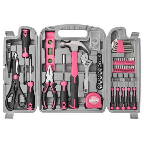 54件家用工具组套DIY工具锤子剪刀扳手组合五金家用维修