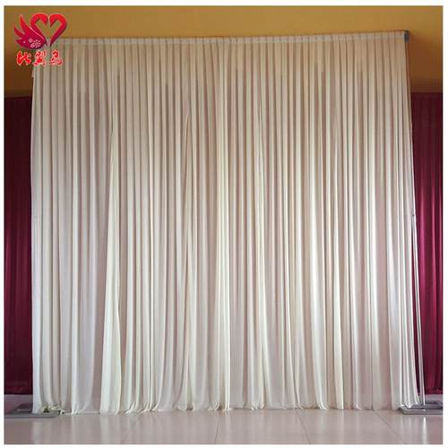 婚庆道具背景纱幔婚庆背景底幔婚庆布幔纱幔婚礼背景布纱幔