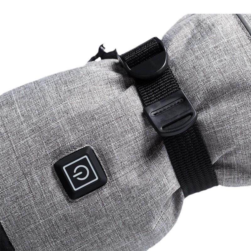 冬季防寒保暖发热手套骑行滑雪发热手套可触屏手套保暖电发热手套