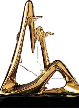 现柜代简装客约金山银山摆件轻奢MAV高档厅酒柜电视餐边柜高级感